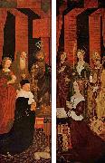 Nicolas Froment Portrat des Konig Rene von Anjou und seiner Gemahlin Jeanne de Laval oil painting